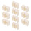 10Pcs Plastic Curtain Track Connectors For Ceiling And Window Rails 11