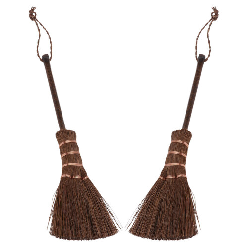 10 Pcs Mini Handheld Broom With Ergonomic Handle For Desk Cleaning 1