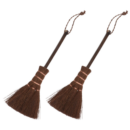 10 Pcs Mini Handheld Broom With Ergonomic Handle For Desk Cleaning 2