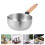 1Pc Practical Milk Pan Non-Stick Heating Pot Creative Sauce Pan 5