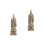 2Pcs Crafted Brass Statue and Office Table Decoration 6