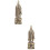 2Pcs Crafted Brass Statue and Office Table Decoration 9