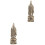 2Pcs Crafted Brass Statue and Office Table Decoration 5