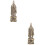 2Pcs Crafted Brass Statue and Office Table Decoration 8
