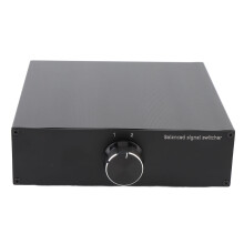 1 in 2 Out HiFi XLR Signal Splitter Box Lossless Transmission