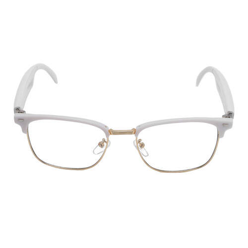 Smart Glasses Wireless Bluetooth Driving Music Calls White Gold 2