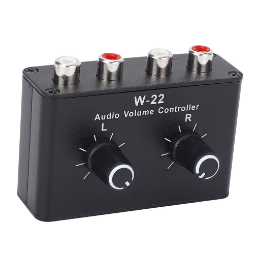 3.5mm Volume Control Box Balance Adjuster Small Attenuator Knob 2