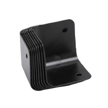 8pcs Black Metal Corner Protector for Speaker Amp Cabinet