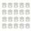 20PCS 39mm ABS Empty Wire Spools for DIY Speaker Coil 1