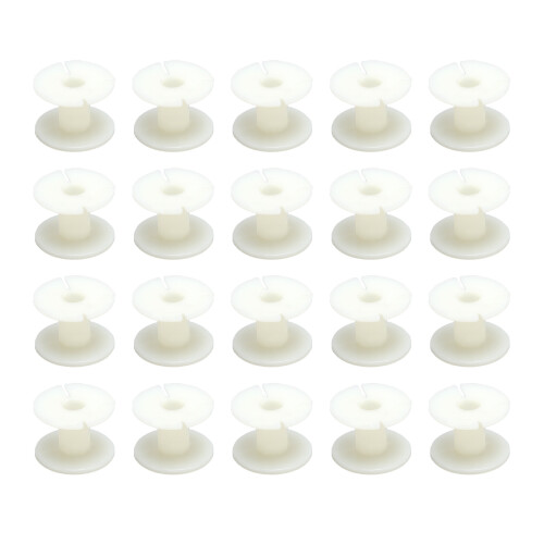 20Pcs 21mm Plastic Spools for Speaker Divider Wire Coil Holder
