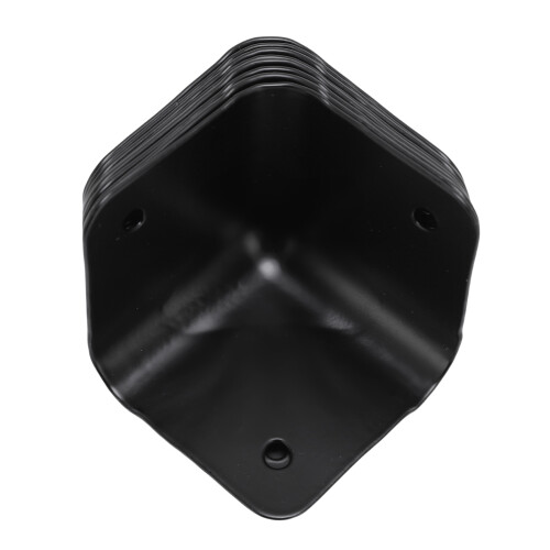 8pcs Black Metal Corner Protector for Speaker Amp Cabinet 1