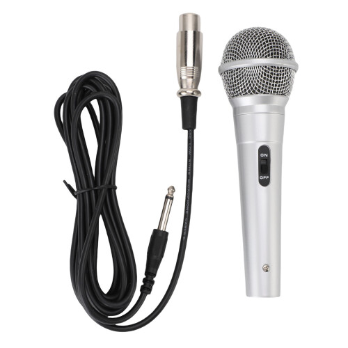 Handheld Wired Microphone 6.5mm Cardioid Dynamic Vocal Mic