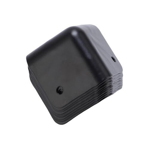 8pcs Black Metal Corner Protector for Speaker Amp Cabinet 2