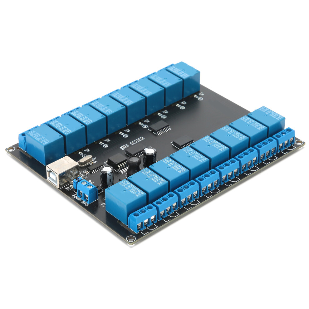 16 Channel Usb Spdt Relay Module Optoisolated 586395861193