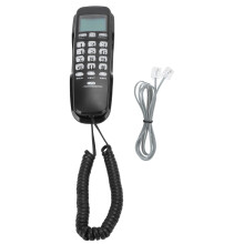 (black) Wall Mounted Landline Phone with Caller ID