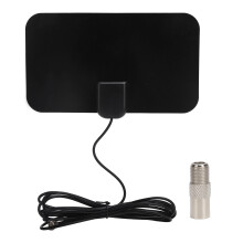 Indoor HD TV Antenna High Gain 170-240MHz 470-860MHz Black