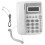 AEQ96761 Crystal Button Landline Phone, White 1