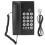 KXT504 Portable Landline with Flash, ABS Black 1