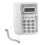 AEQ96761 Crystal Button Landline Phone, White 3