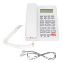 (White) KXT8204CID Telephone Office Hotel Battery Free Semihands Free White