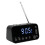 FM Radio Clock Dual USB Charging LCD Backlight Volume Alarm 3