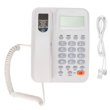 (Black) KXT2029CID Corded Phone with Answering System LCD Display White