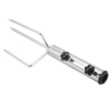 Stahl-Gartenparasol-Spieß mit 4 Zinken, 20 cm Schutzhülse