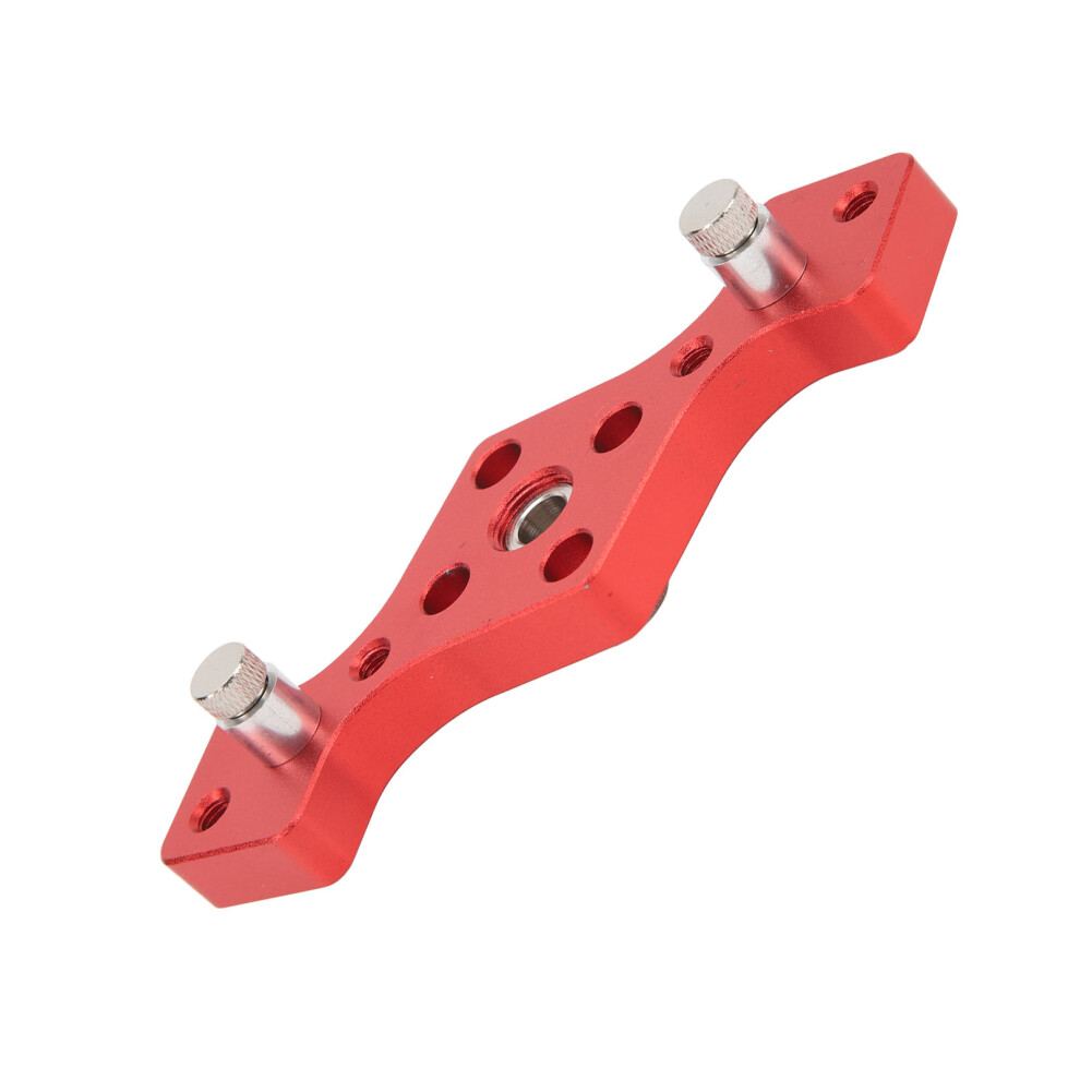 Woodworking Dowel Jig Vertical Hole Puncher Locator Diy Connection Tool Red 4631352431851