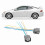 2PCS 4-Pin Oxygen Sensor Connector for Acura Civic CR-V Accord 4