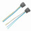 2PCS 4-Pin Oxygen Sensor Connector for Acura Civic CR-V Accord 3