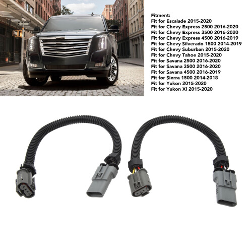 2pcs O2 Sensor Harness 53300 02 for Express Silverado Suburban 2
