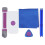 (Black) 2pcs Stylus Pen for Galaxy Note 10 Accurate Control Blue 1