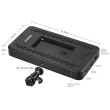 Dimmbares LED-Panel-Licht 3200K/6000K für DSLR- & Videokameras mit 228 LEDs