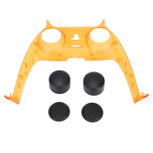 (Green) Translucent PS5 DualSense Faceplate Thumb Stick Grips Yellow