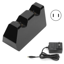 (US Plug) PS5 DualSense Controller Dual Charger Station 100-240V US Plug