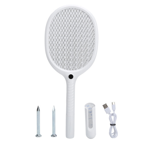 Electronic Mosquito Swatter USB 3000V 3-Layer Mesh