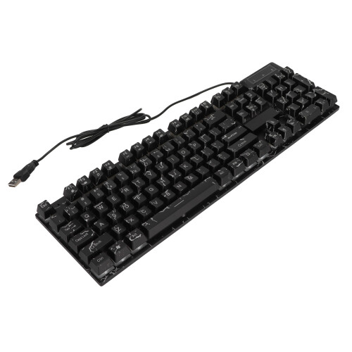 Wired Mechanical Gaming Keyboard 104 Keys Colorful Light USB 1