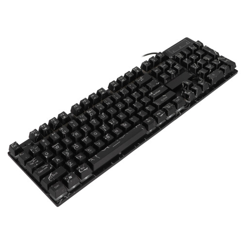 Wired Mechanical Gaming Keyboard 104 Keys Colorful Light USB 2