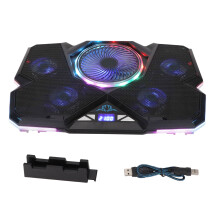 Laptop Cooler 12 RGB Modes Gaming Fan LED for 12-17.3in Laptops