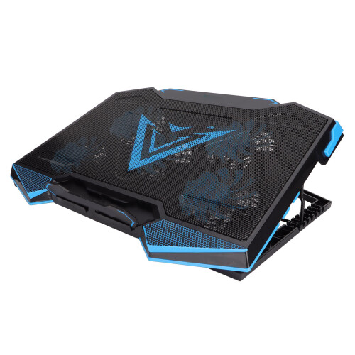 Laptop Cooling Pad 5 Fan Adjustable Angle Quiet 19in 1