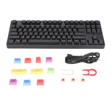Gaming Keyboard 87 Keys USB Wired Red Switch Ergonomic Backlit