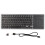 (Gray) Wireless Keyboard 2.4G RGB Backlit Touchpad Portable Gray 1