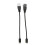 2pcs Type C Male to Female 5Gbps High Speed Adapter ABS 1