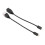2pcs Type C Male to Female 5Gbps High Speed Adapter ABS 3