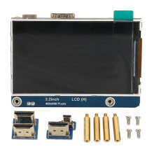 3.2in Display for Raspberry Pi HD IPS Regulable Brightness 480P