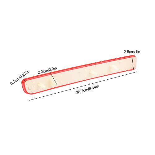 Pair Rear Bumper Reflectors Red Left Right for Land Rover Discovery 3 1