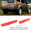 Pair Rear Bumper Reflectors Red Left Right for Land Rover Discovery 3 4