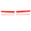 Pair Rear Bumper Reflectors Red Left Right for Land Rover Discovery 3 14
