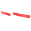 Pair Rear Bumper Reflectors Red Left Right for Land Rover Discovery 3 15