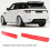 Pair Rear Bumper Reflectors Red Left Right for Land Rover Discovery 3 6